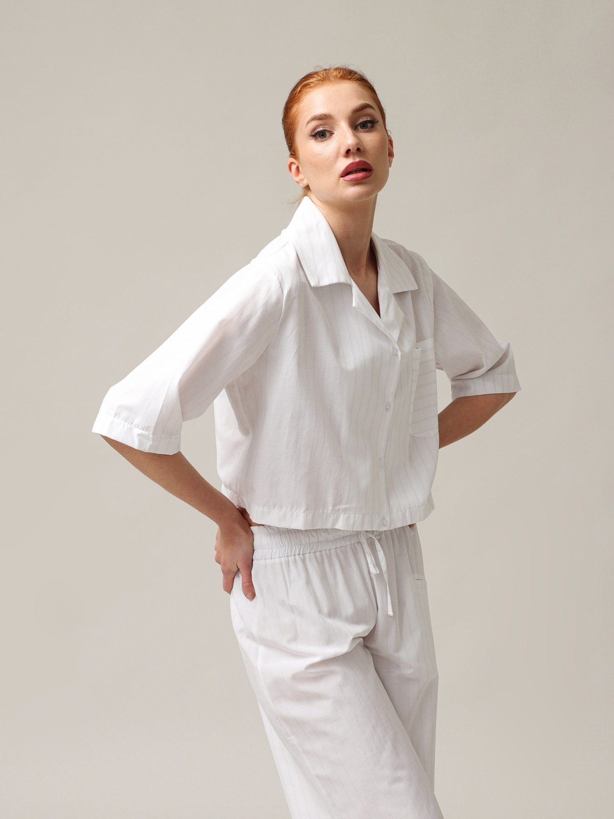 Women's short casual shirt