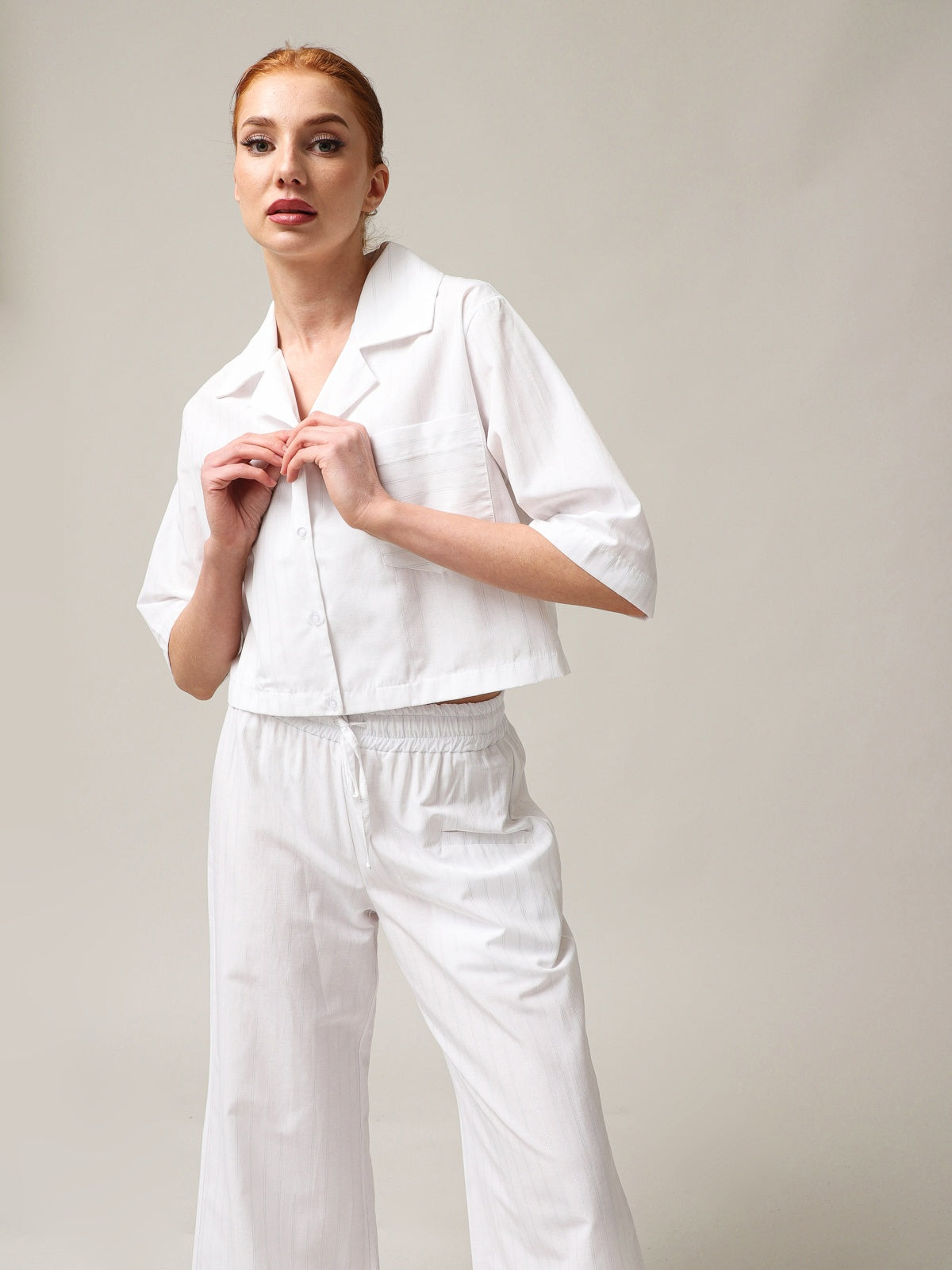 Women's short casual shirt