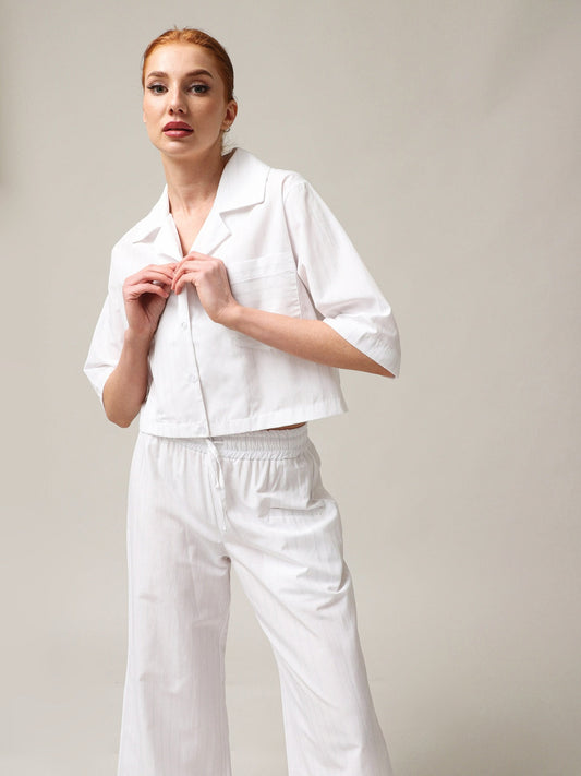 Women's short casual shirt